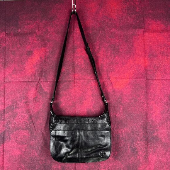 PATRICIA NASH SOPHIA HOBO CROSSBODY BAG PURSE IN BLACK, LEATHER - Picture 5 of 16